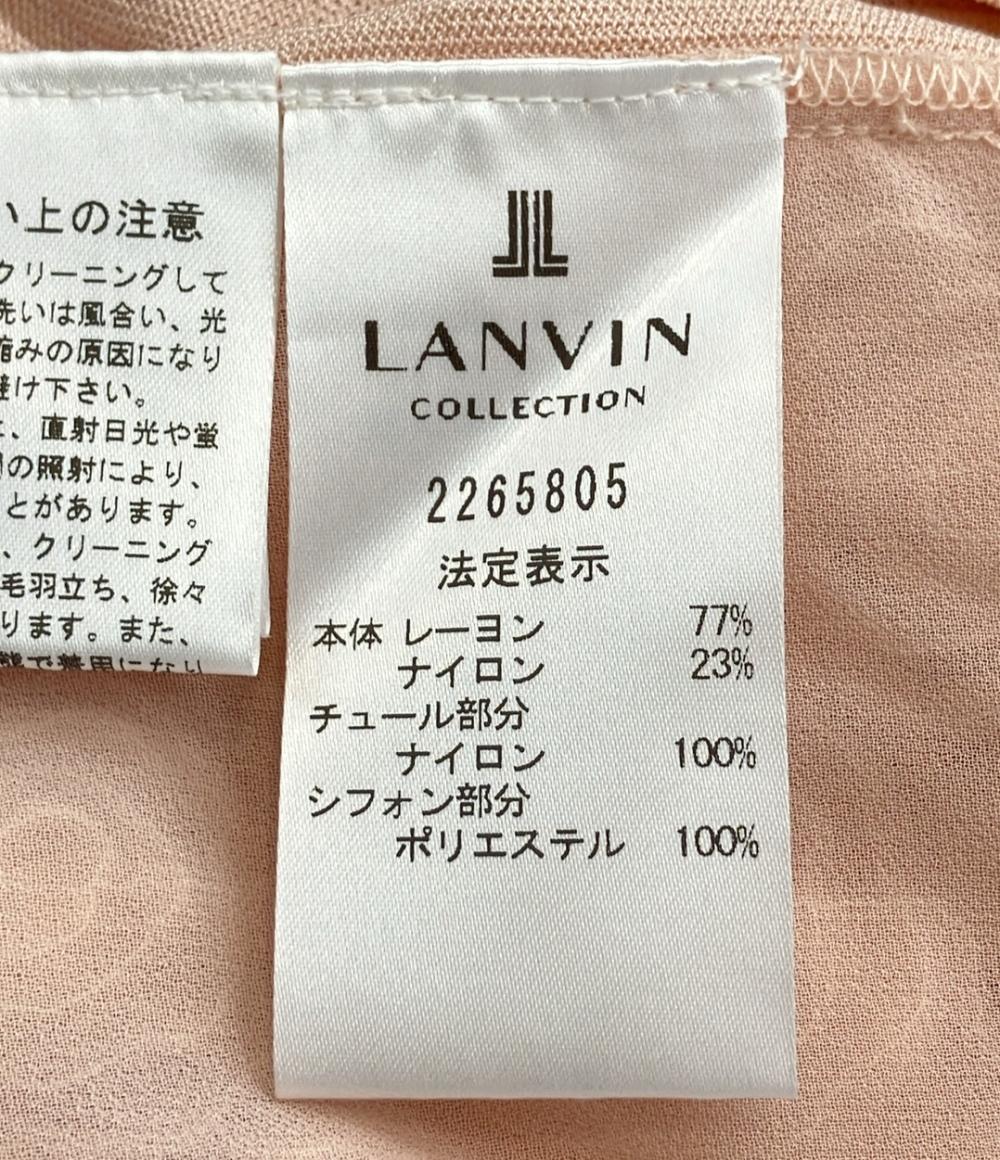 ランバンコレクション 半袖ローズニット レディース SIZE 40 LANVIN COLLECTION