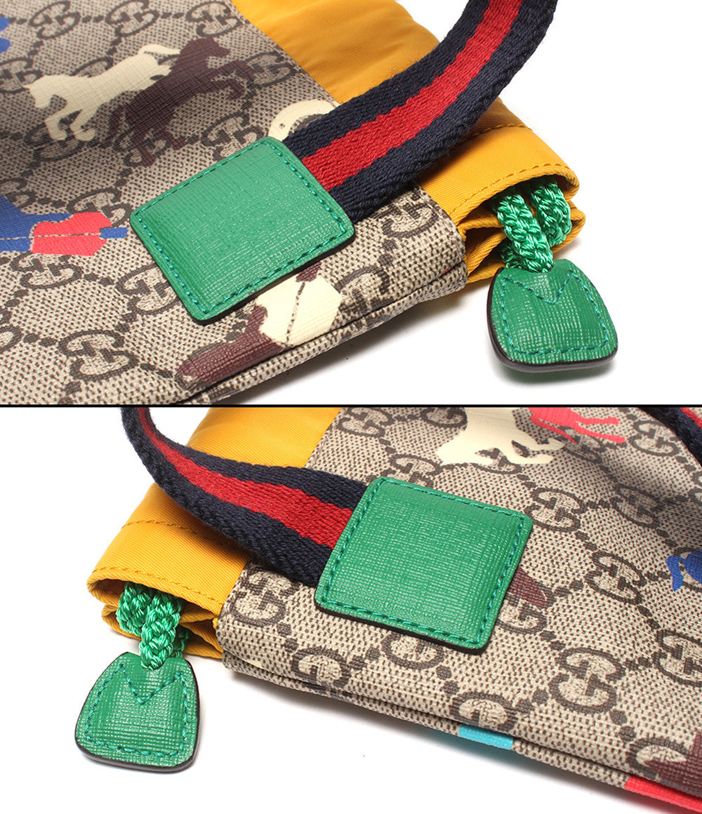 美品 GUCCI リュック ナップザック チルドレンズ GGスプリーム 550775 622011 レディース グッチ