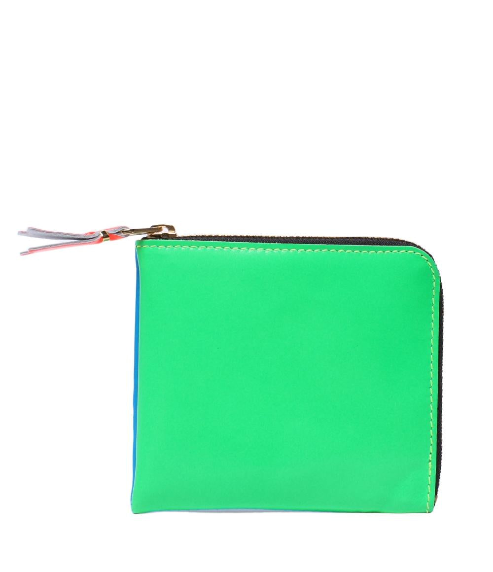コムデギャルソン L字ファスナー財布 コンパクトウォレット ネオンカラー ユニセックス COMME des GARCONS