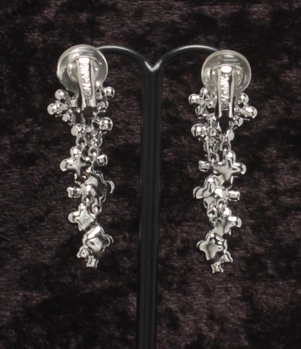 美品 SWAROVSKI チョーカー ネックレス イヤリング 2点セット レディース スワロフスキー