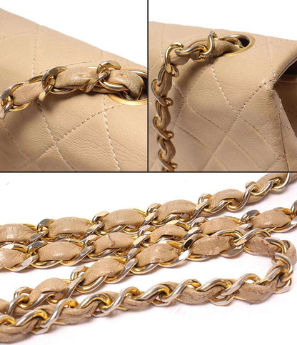 CHANEL チェーンショルダーバッグ ラムスキン ゴールド金具 斜め掛け ミニマトラッセ レディース シャネル