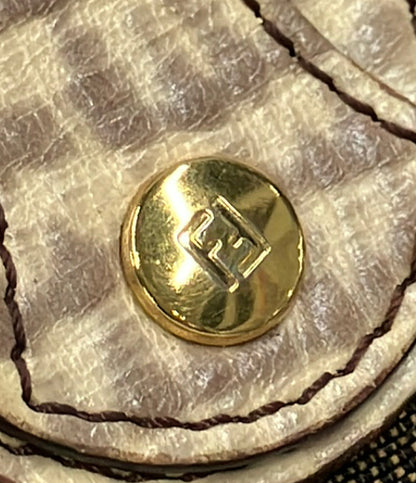 FENDI 二つ折り財布 Wホック ズッカ レディース フェンディ