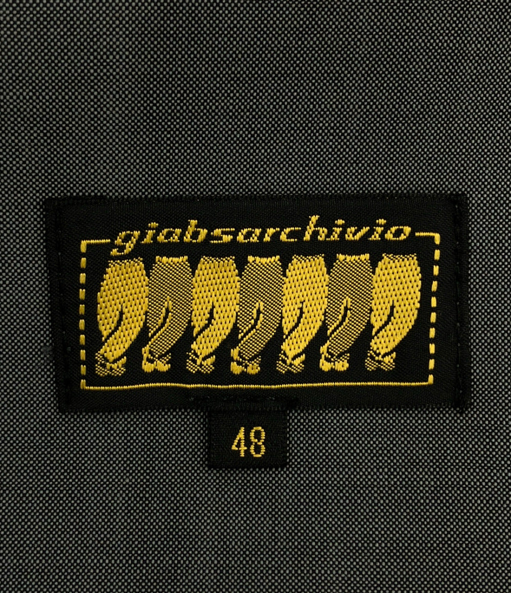 美品 giabsarchivio テーラードジャケット GOLD メンズ SIZE 48 (L) ジャブス アルキヴィオ