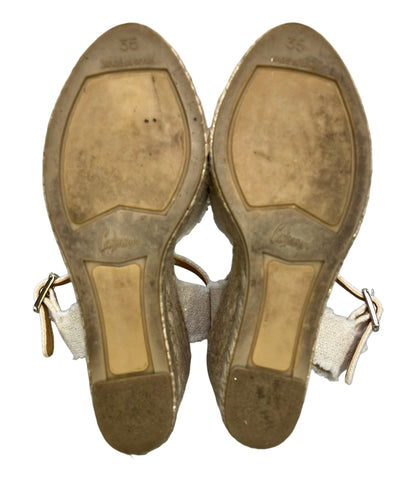 Castaner ウェッジソールアンクルストラップサンダル レディース SIZE 35 カスタニエール