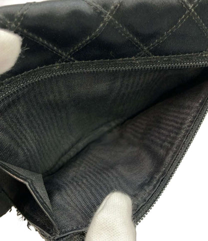 CHANEL カードケース コインケース ゴールド金具 ビコローレ サテン レディース シャネル