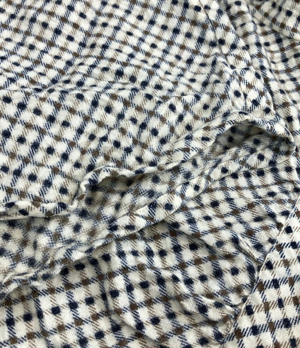 アクアスキュータム 長袖シャツ チェック柄 レディース SIZE 9 (M) Aquascutum