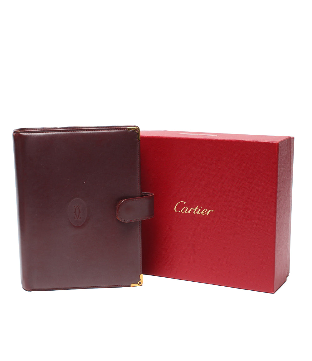 訳あり Cartier 手帳カバー マスト ドゥ カルティエ レディース メンズ カルティエ