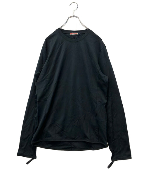 【美品⭐︎】PRADA プラダ 長袖カットソー ブラック 美品 PRADA SPORTS 長袖Tシャツ ロング タグ付き クールネック SJM264