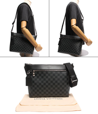 ルイヴィトン  ショルダーバッグ シルバー金具 ミックPM ダミエグラフィット   N40003 メンズ   Louis Vuitton