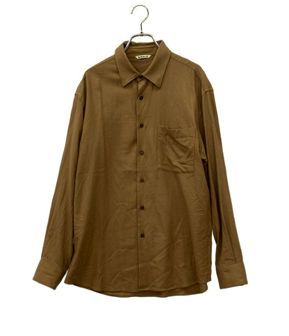 AURALEE 長袖シャツ SUPER LIGHT WOOL SHIRTS メンズ SIZE 3 (M) オーラリー