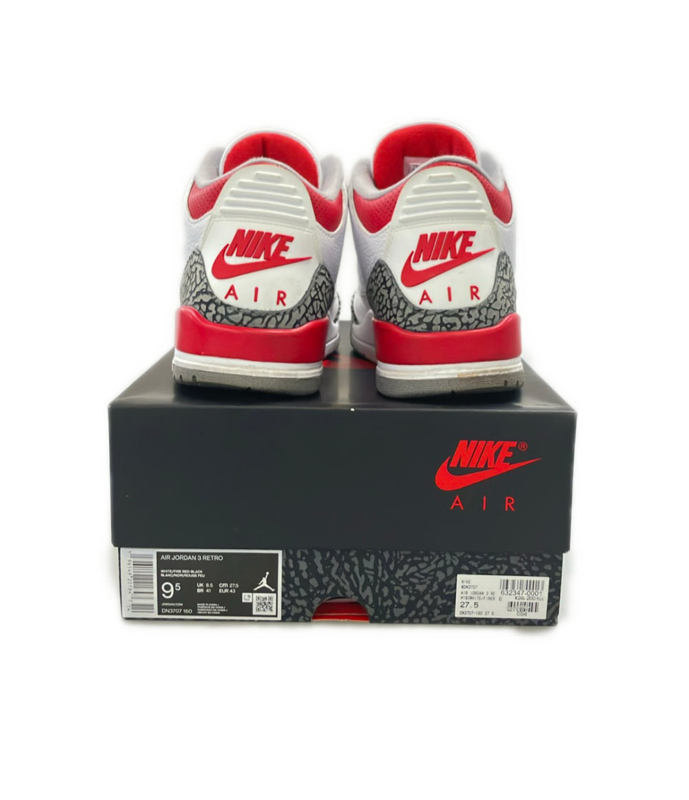 NIKE ミドルカットスニーカー AIR JORDAN 3 RETRO DN3707-160 メンズ SIZE 27.5 ナイキ