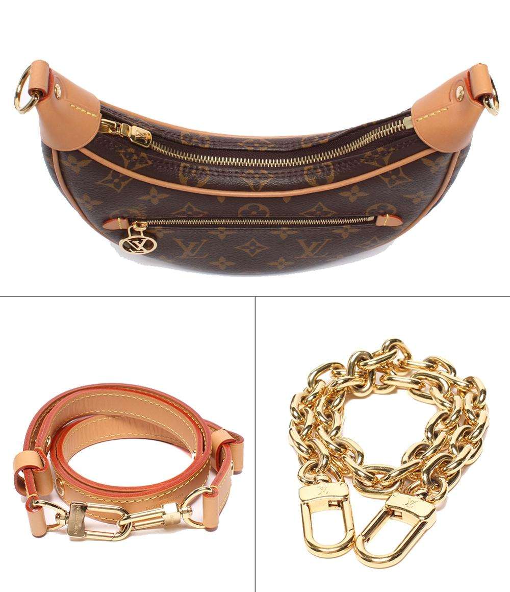 ルイ・ヴィトン ハンドバッグ ショルダーバッグ 半月型 ループ モノグラム LOUIS VUITTON - ルイ・ヴィトン ハンドバッグ ショルダーバッグ 半月