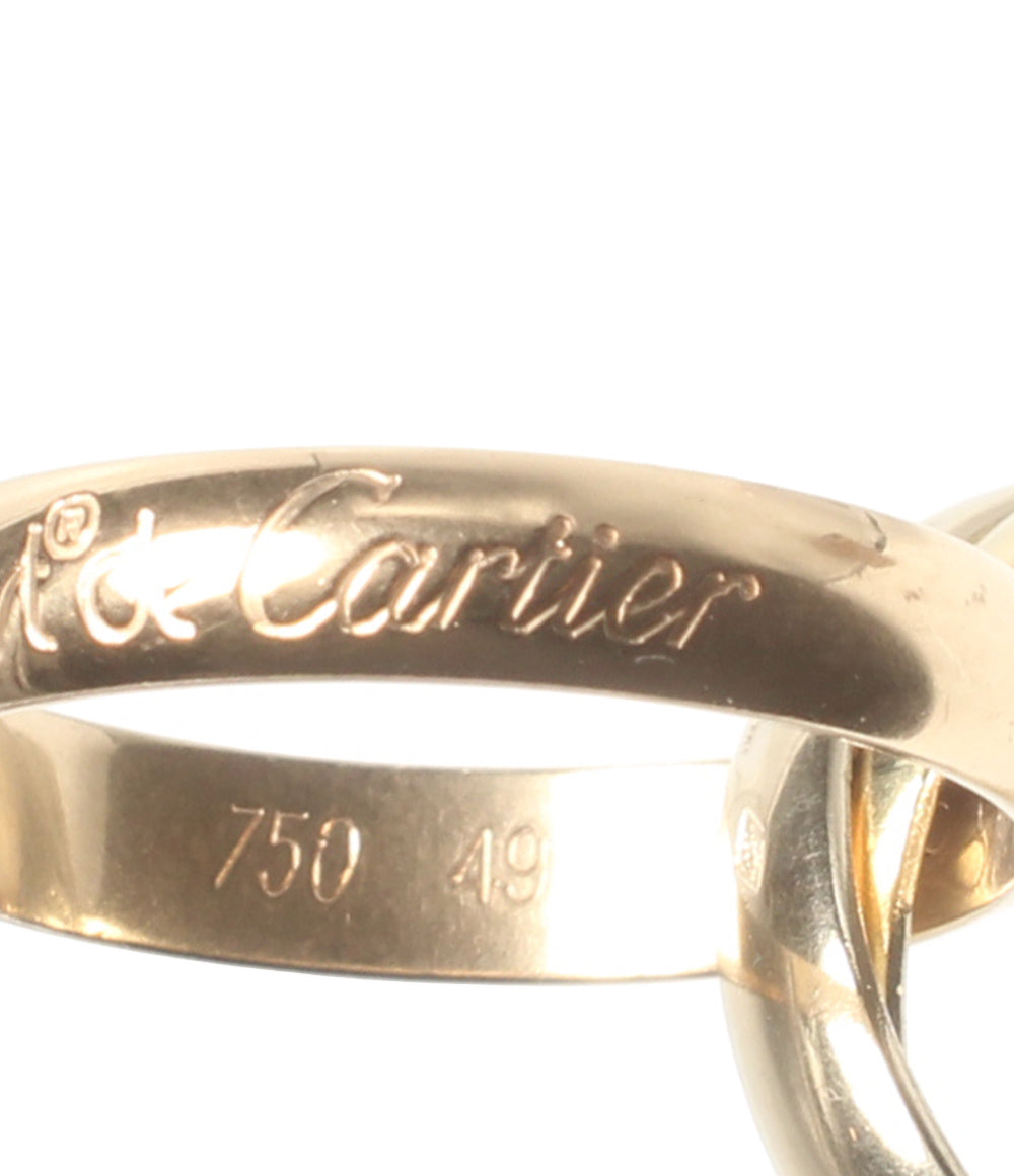 Cartier リング 指輪 K18 トリニティ レディース SIZE 9 カルティエ