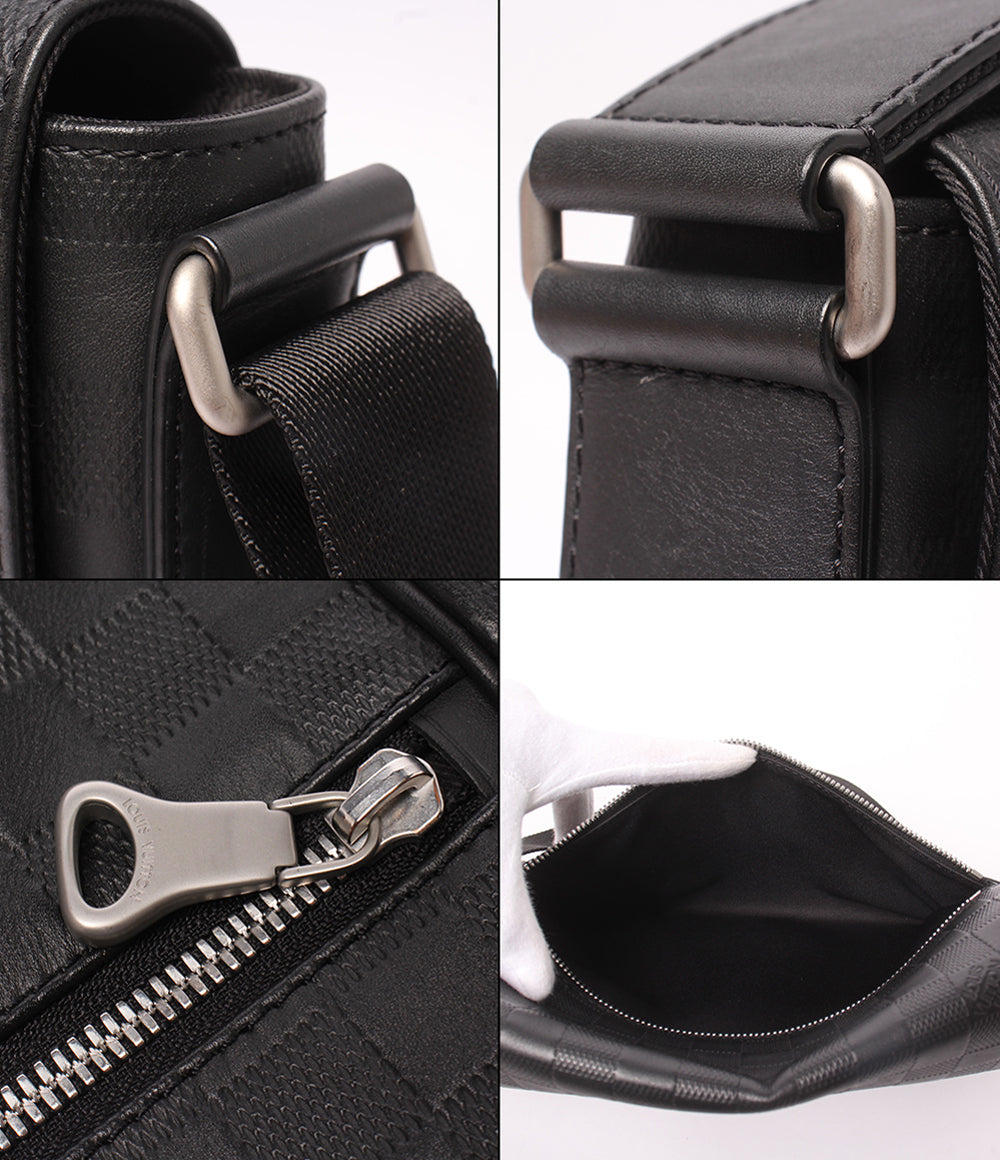 LOUIS VUITTON ショルダーバッグ  斜め掛け ディストリクトPM ダミエ アンフィニ N41033 メンズ ルイ・ヴィトン