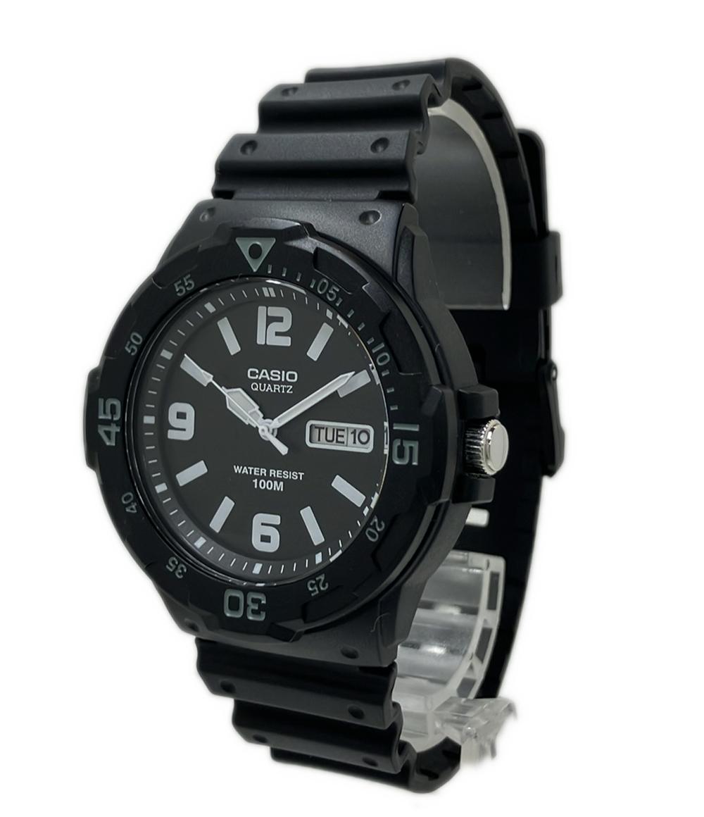 美品 CASIO 腕時計 コレクション クオーツ ブラック MRW-200H メンズ カシオ