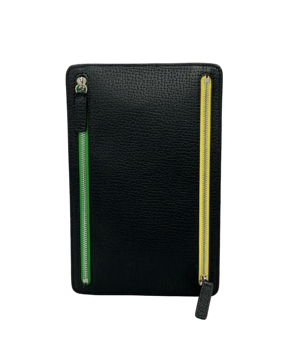 美品 SMYTHSON ポーチ ジップカレンシーケース 牛革 ユニセックス スマイソン