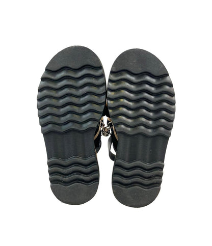 LANVIN en Bleu ロゴストラップウェッジヒールサンダル レディース SIZE S (22.5cm) ランバンオンブルー