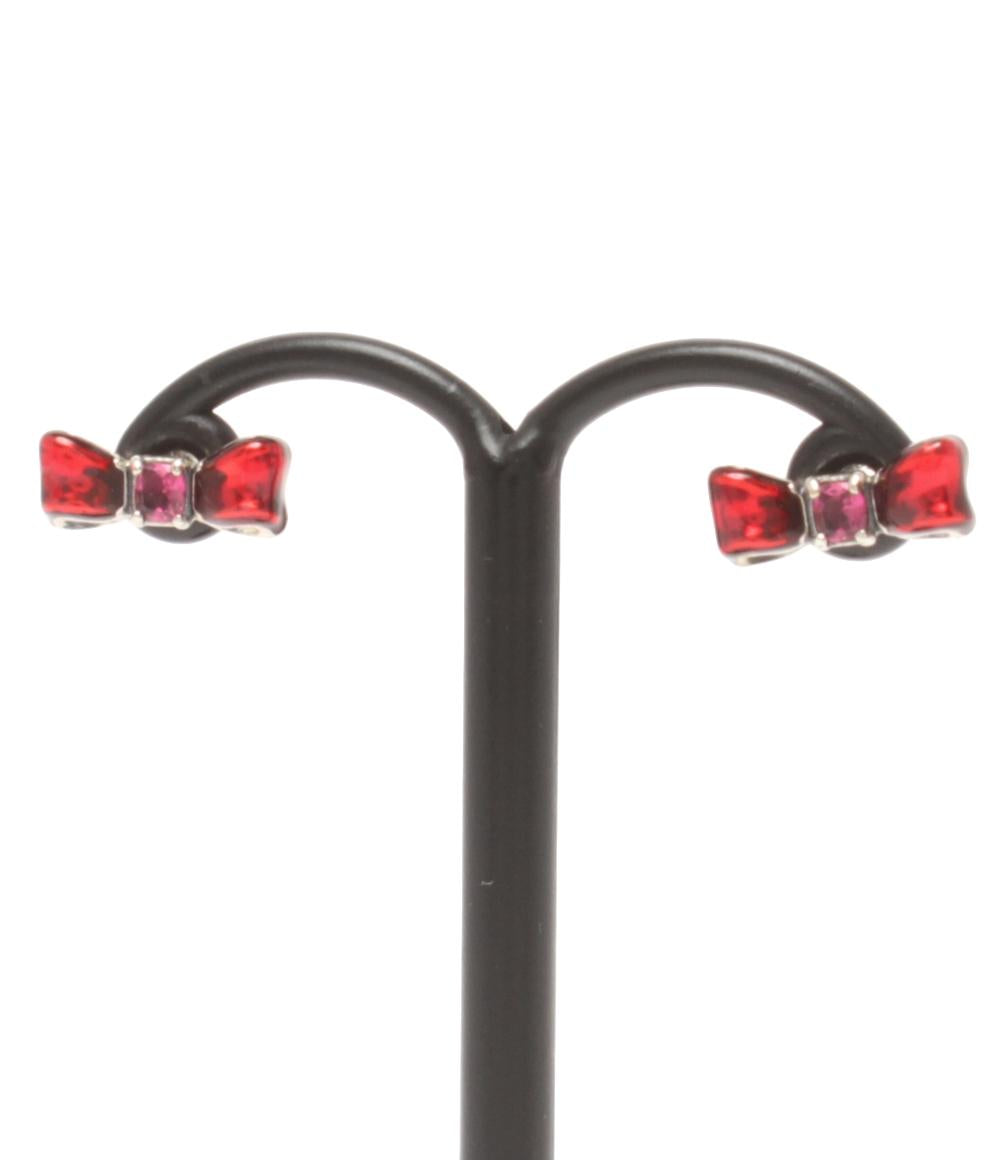 美品 PANDORA Disney リング 指輪 ピアス SV925 白雪姫 リボンモチーフ