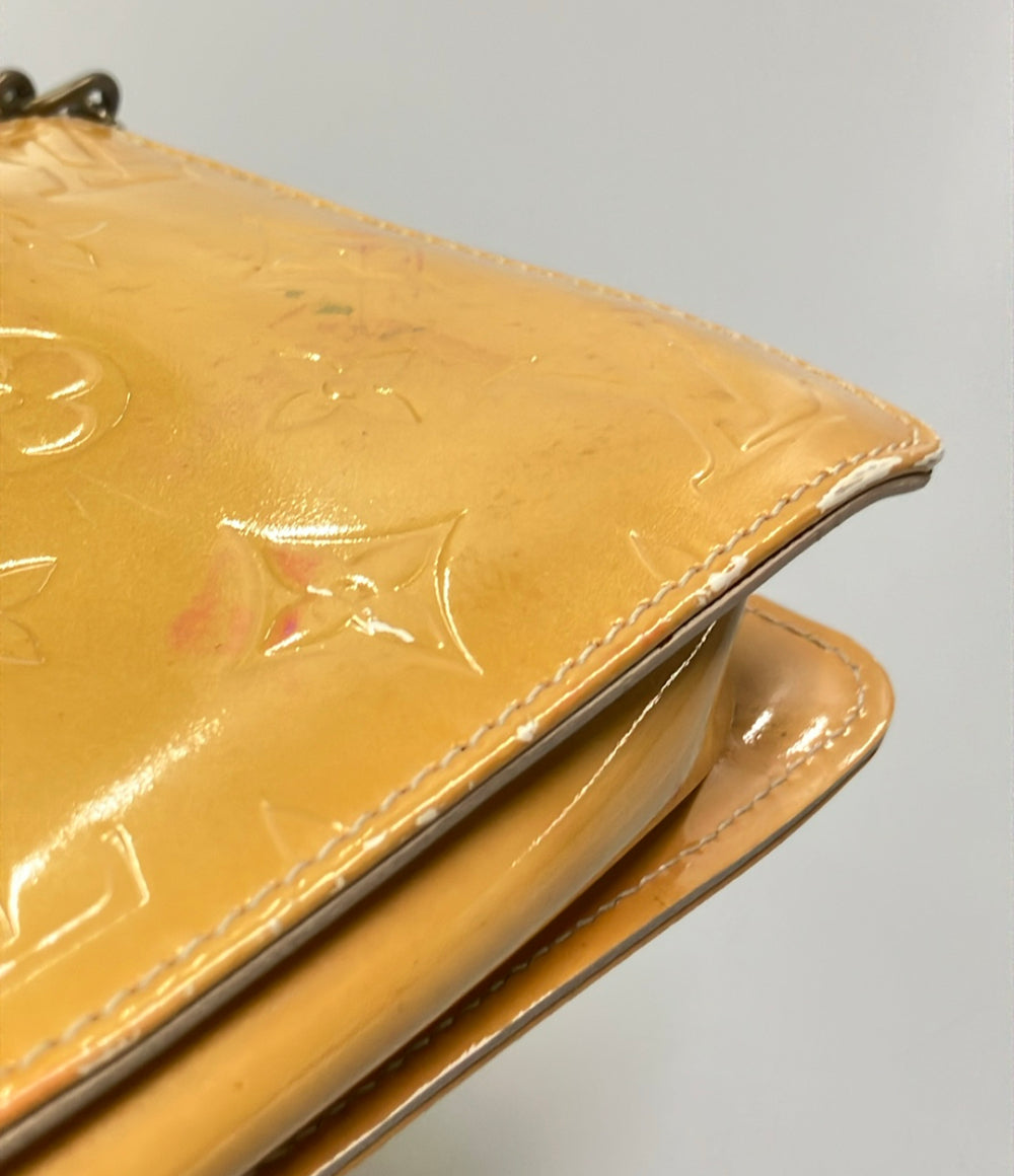 LOUIS VUITTON ショルダーバッグ チェーン 斜め掛け レキシントン モノグラム ヴェルニ M91058 レディース ルイ・ヴィトン