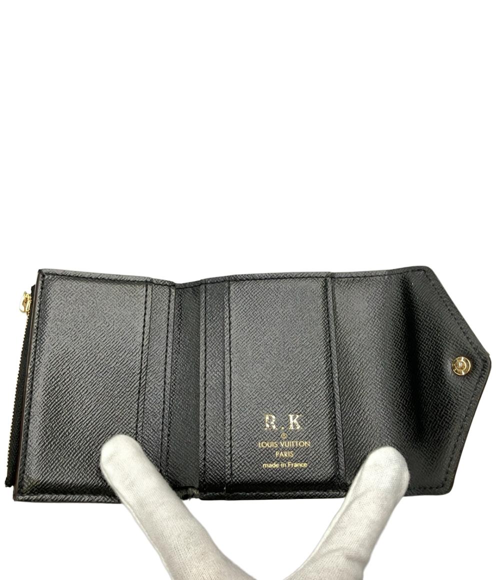 ルイ・ヴィトン 三つ折り財布 ポルモフォイユ ゾエ モノグラムジャイアントリバース M80725 レディース LOUIS VUITTON