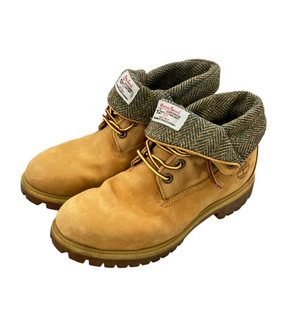 Timberland ロールトップブーツ × ハリスツイード ヘリンボーン柄 メンズ SIZE 9 W ティンバーランド