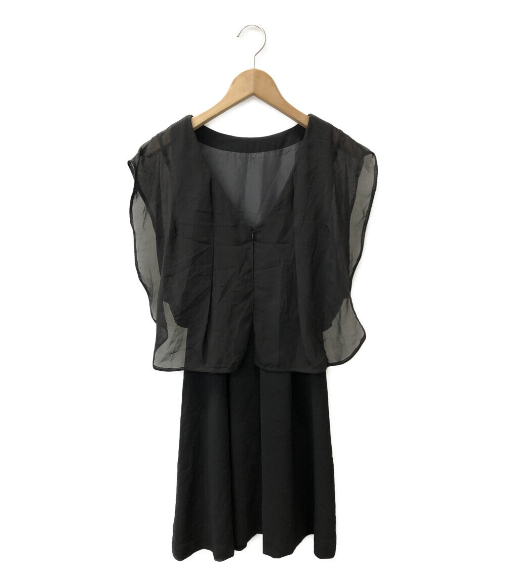 B ノースリーブワンピース フリルドレス(abo0077698)