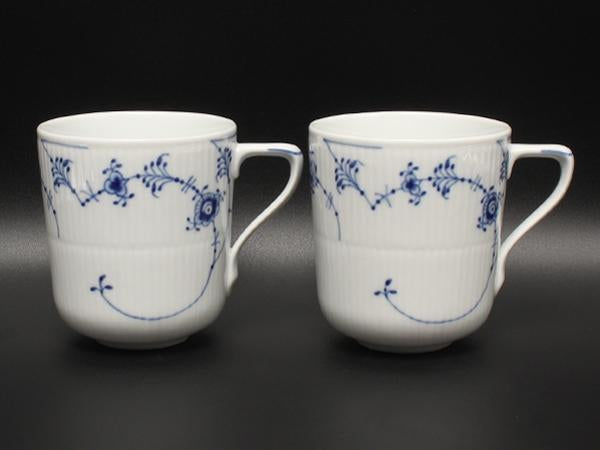 美品 Royal Copenhagen マグカップ 2点セット ペア ブルーコペンハーゲン ロイヤルコペンハーゲン