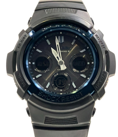 CASIO 腕時計 G-SHOCK ソーラー ブラック AWG-M100A メンズ カシオ