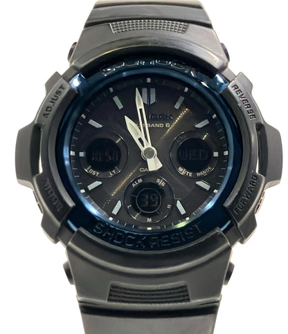 CASIO 腕時計 G-SHOCK ソーラー ブラック AWG-M100A メンズ カシオ