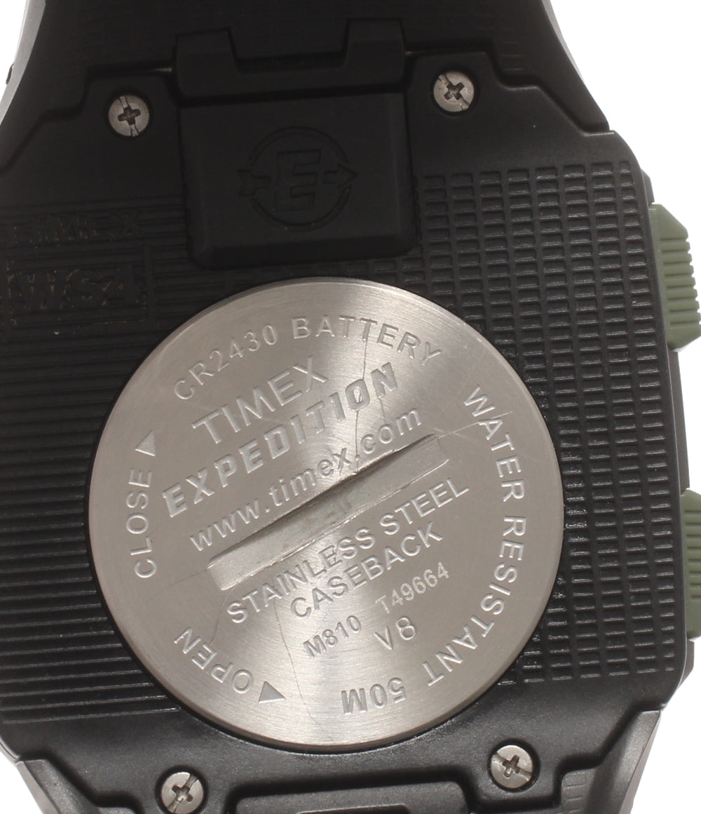 美品 TIMEX 腕時計 EXPEDITION クオーツ WS4 M810 T49664 メンズ タイメックス