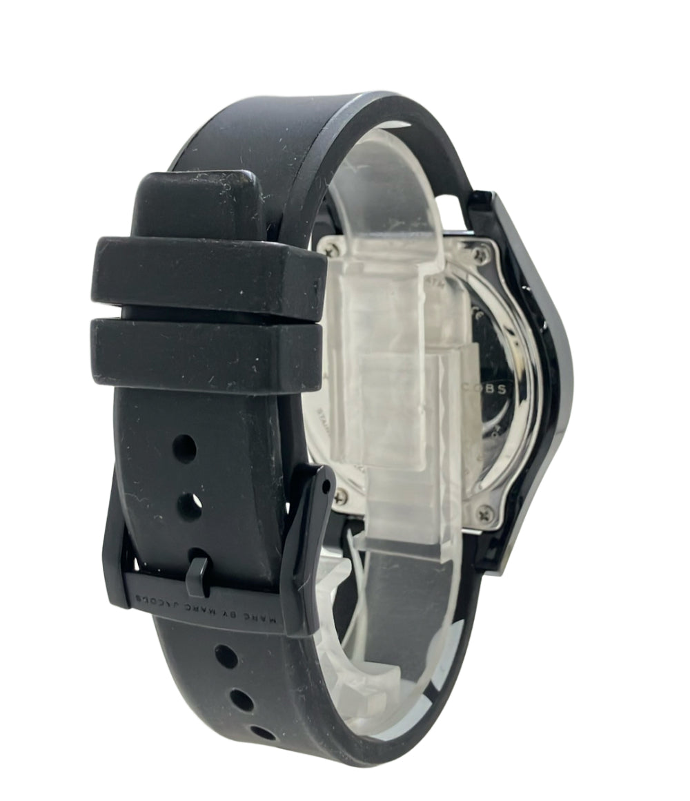 MARC BY MARC JACOBS 腕時計 クオーツ ブラック MBM4025 メンズ マークバイマークジェイコブス