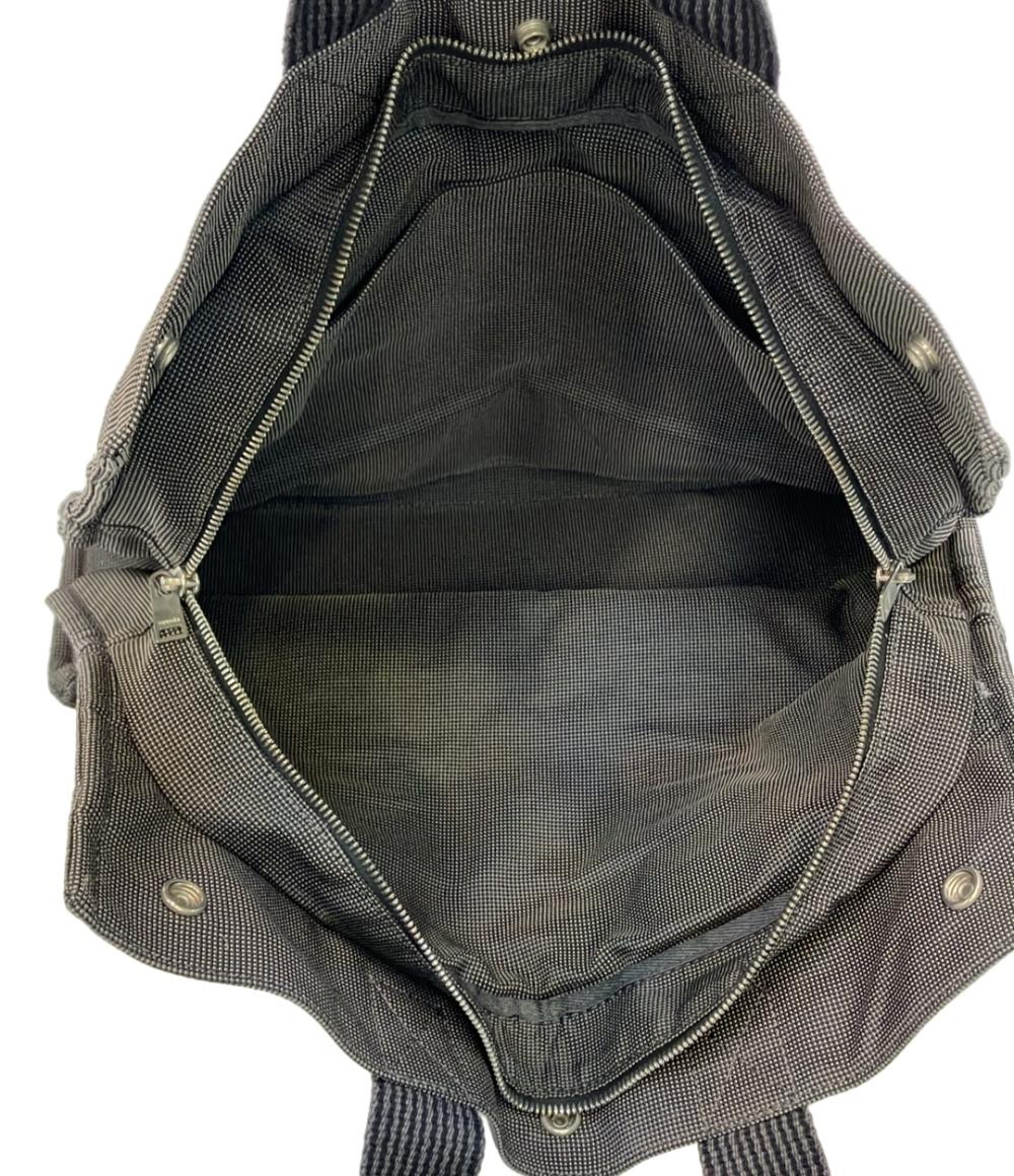 エルメス トートバッグ シルバー金具 エールラインMM ナイロンキャンバス レディース HERMES