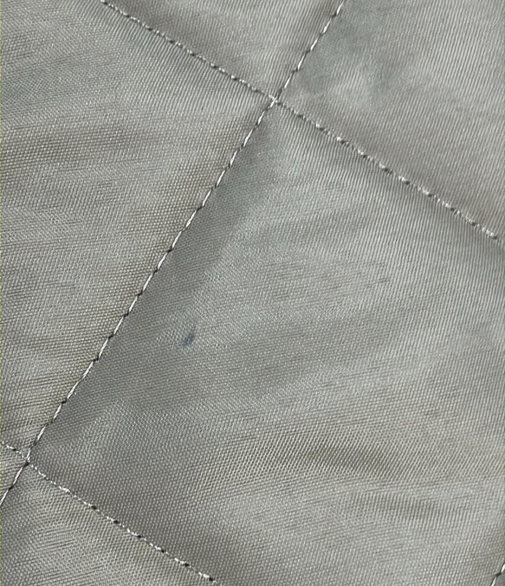 Traditional Weatherwear nano universe コート キルティング  ノーカラー シルバーボタン Aライン ARKLEY LONG2 L222APQC00246AA レディース