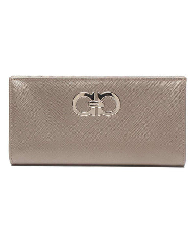 美品 Salvatore Ferragamo 長財布 ガンチーニ レディース メンズ サルヴァトーレフェラガモ