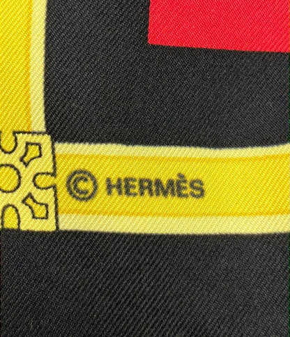 HERMES スカーフ シルク100% カレ90 LES MUSEROLLES レディース エルメス