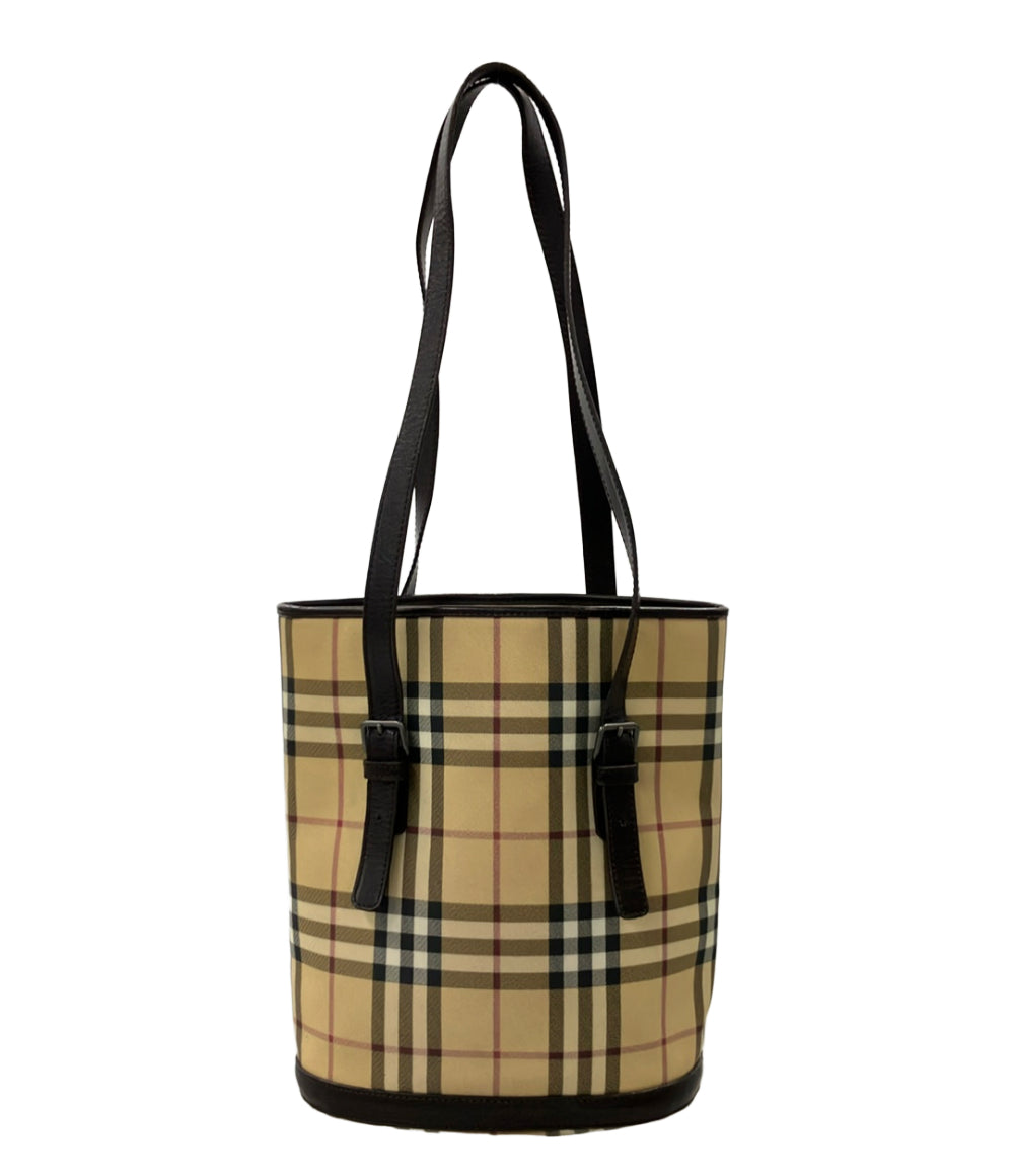 BURBERRY トートバッグ  ショルダーバッグ 肩掛け バケツ型 レディース バーバリー