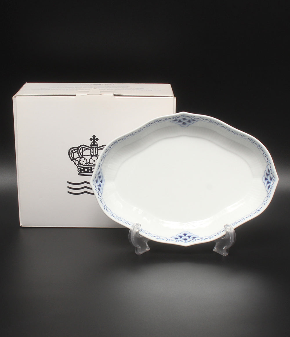 美品 Royal Copenhagen ディッシュ舟形 23cm 皿 プリンセス ロイヤルコペンハーゲン