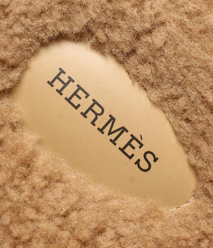 HERMES サンダル シプレ ムートン シープスキン メンズ SIZE 43 エルメス