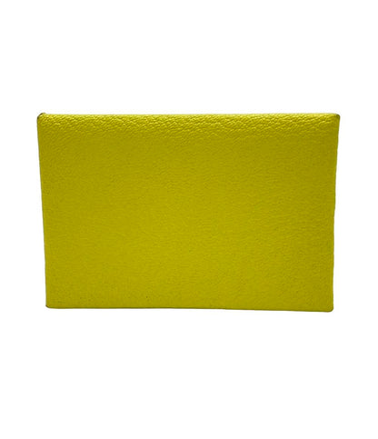 エルメス カードケース ◻︎O刻印 シルバー金具 ガルヴィ ユニセックス HERMES