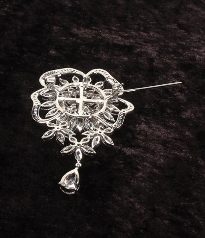 美品 ジンカ ネヅ ブローチ フラワーモチーフ 花モチーフ レディース Jinka Nezu