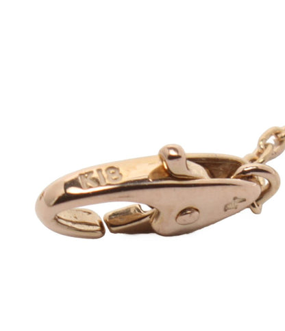 美品 ポンテヴェキオ ネックレス K18 ルビー 0.17ct ピンクサファイア 0.09ct ダイヤ 0.05ct ハートモチーフ レディース Ponte Vecchio