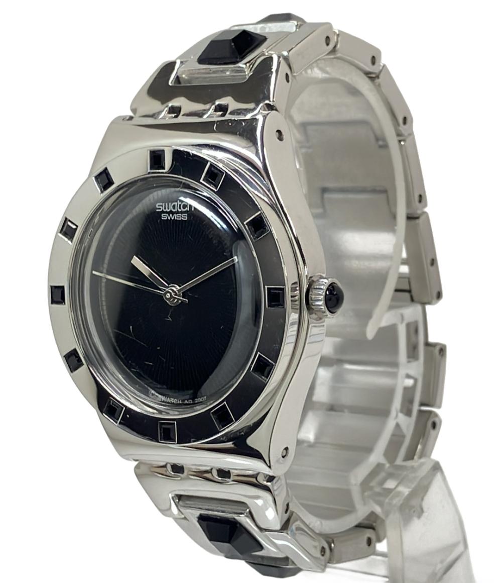 スウォッチ 腕時計 IRONY クオーツ ブラック メンズ Swatch