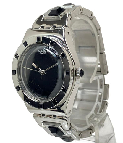 スウォッチ 腕時計 IRONY クオーツ ブラック メンズ Swatch