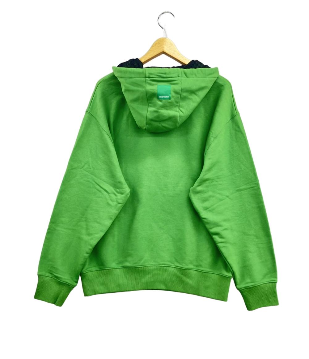 美品 エンポリオ・アルマーニ プルオーバーパーカー ヤシフォト メンズ SIZE M (M) Emporio Armani