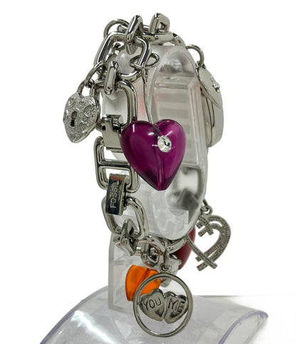 フォッシル ③-34  602 FOSSIL腕時計 クオーツ シルバー e レディース