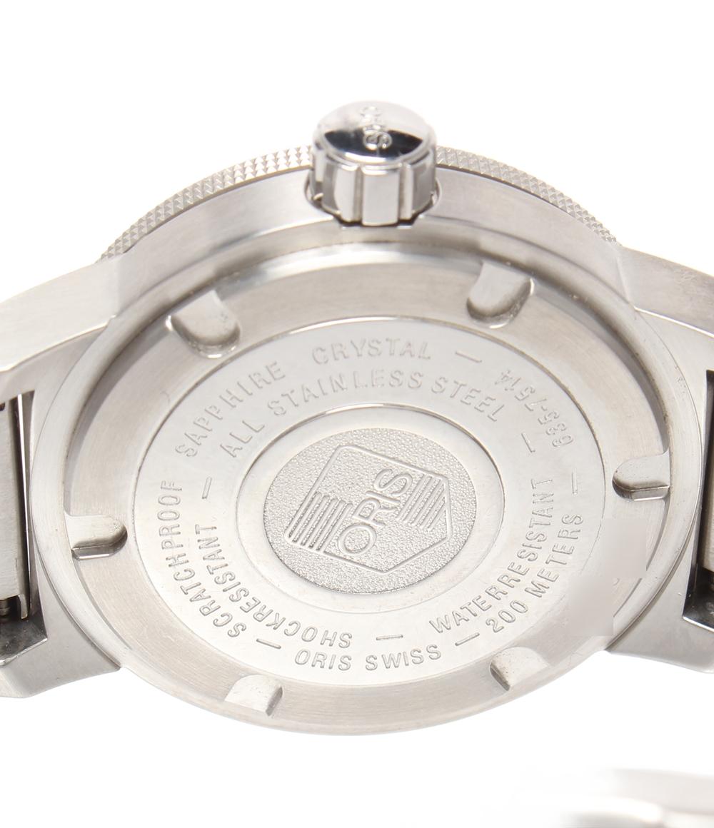 ORIS 腕時計 BC3 レギュレーター ダイバー 自動巻き ブラック 635-7514 メンズ オリス