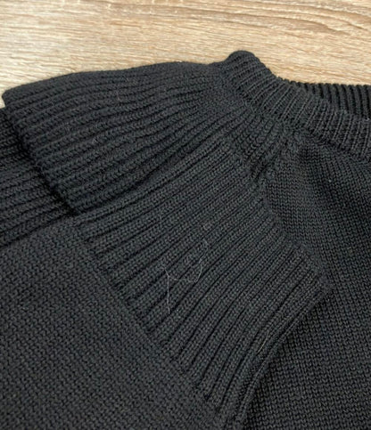 OBLI 長袖ニット フリルハートニット ウール100% レディース オブリ