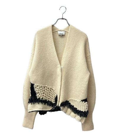 3.1 phillip lim 長袖カーディガン コットンブレンドクレープVネックカーディガン F161-7662HPR レディース SIZE XS スリーワンフィリップリム