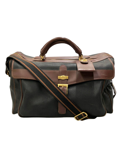 Dunhill ボストンバッグ ショルダーバッグ 2WAY 斜め掛け PVC レザー メンズ ダンヒル
