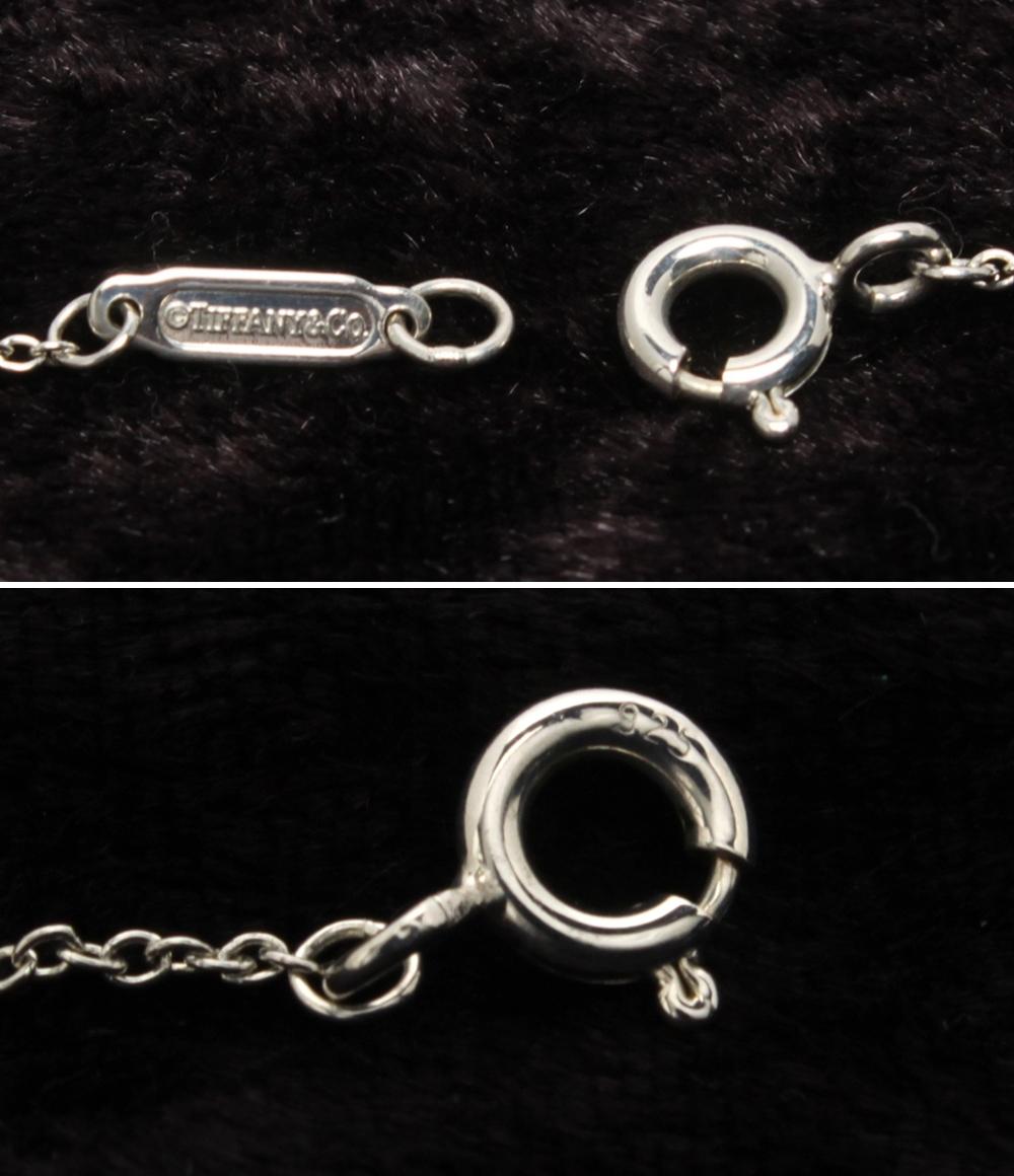 美品 ティファニー ネックレス K18 SV925 1837 インターロッキングサークル レディース TIFFANY&Co.